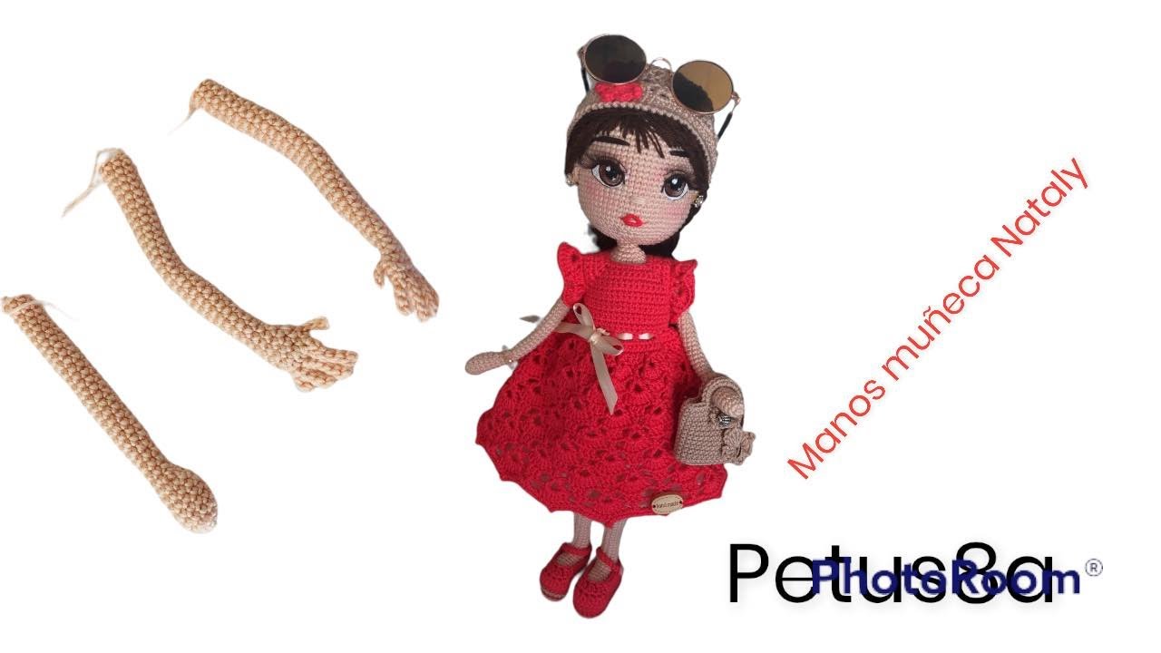 Como tejer manos muñeca Nataly (English Subtitles) amigurumis by Petus, 1er video