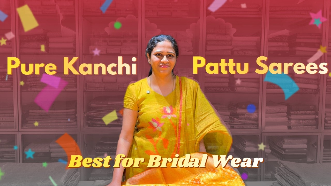 Pure Kanchipuram Silk Sarees | The Ultimate Bridal Collection