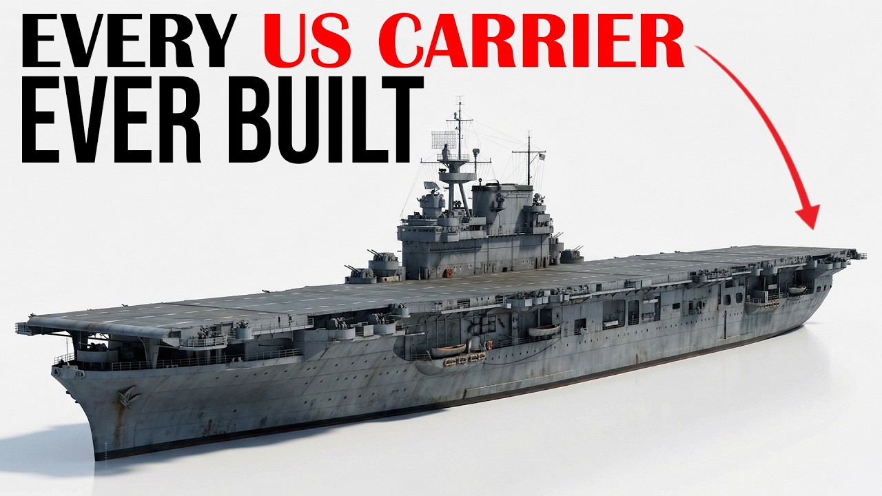 Every US Aircraft Carrier Ever Built