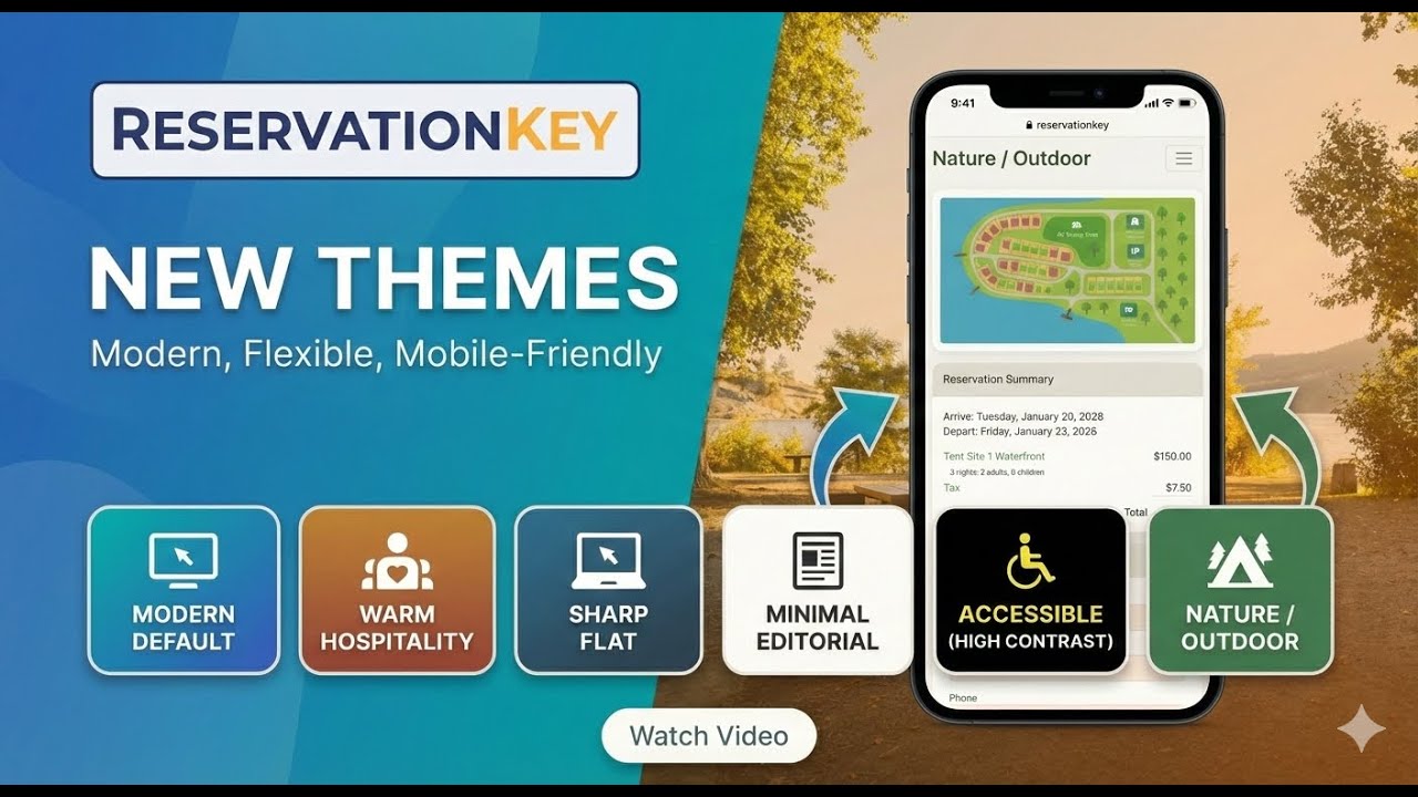 Introducing 6 New Modern Booking Page Themes in ReservationKey