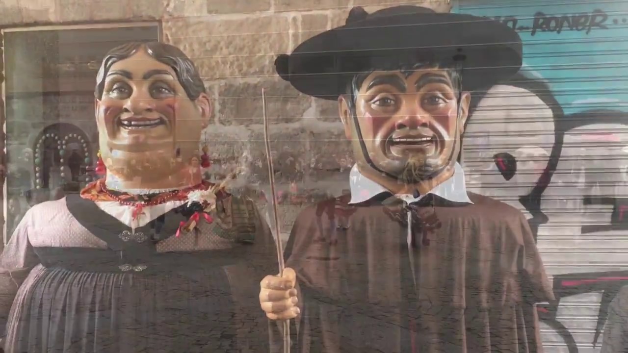 San Lesmes.Tradicional baile de los Gigantillos.fiestas en Burgos