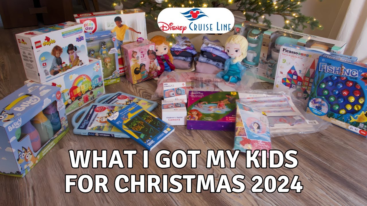 WHAT I GOT MY KIDS FOR CHRISTMAS 2024 || DISNEY CRUISE TRIP FOR FAMILY OF 4 CHRISTMAS GIFT