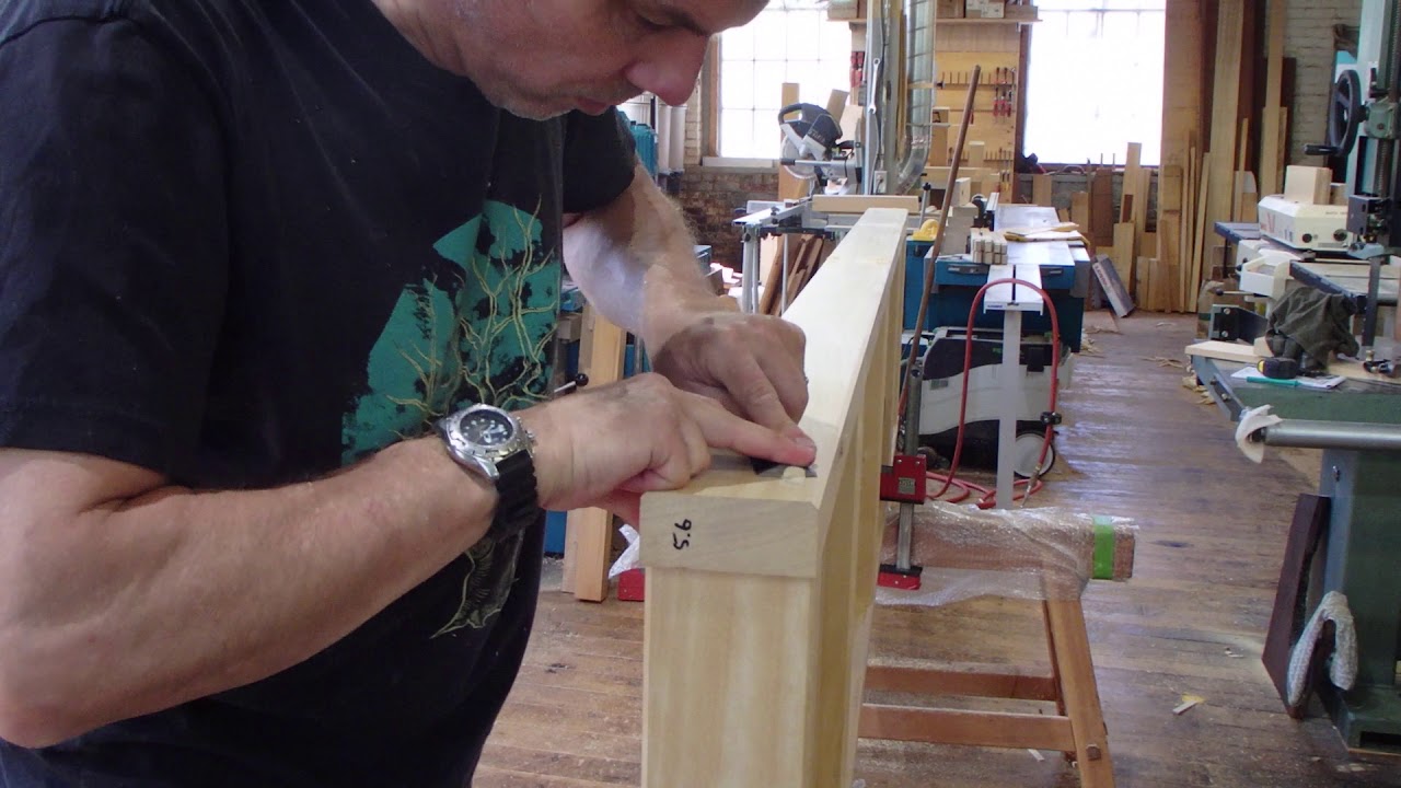 Bench Assembly (Avodire) for Colgate's Japanese Room