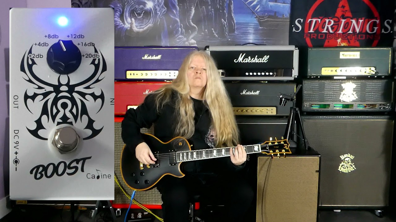 Caline Boost pedal review and demo