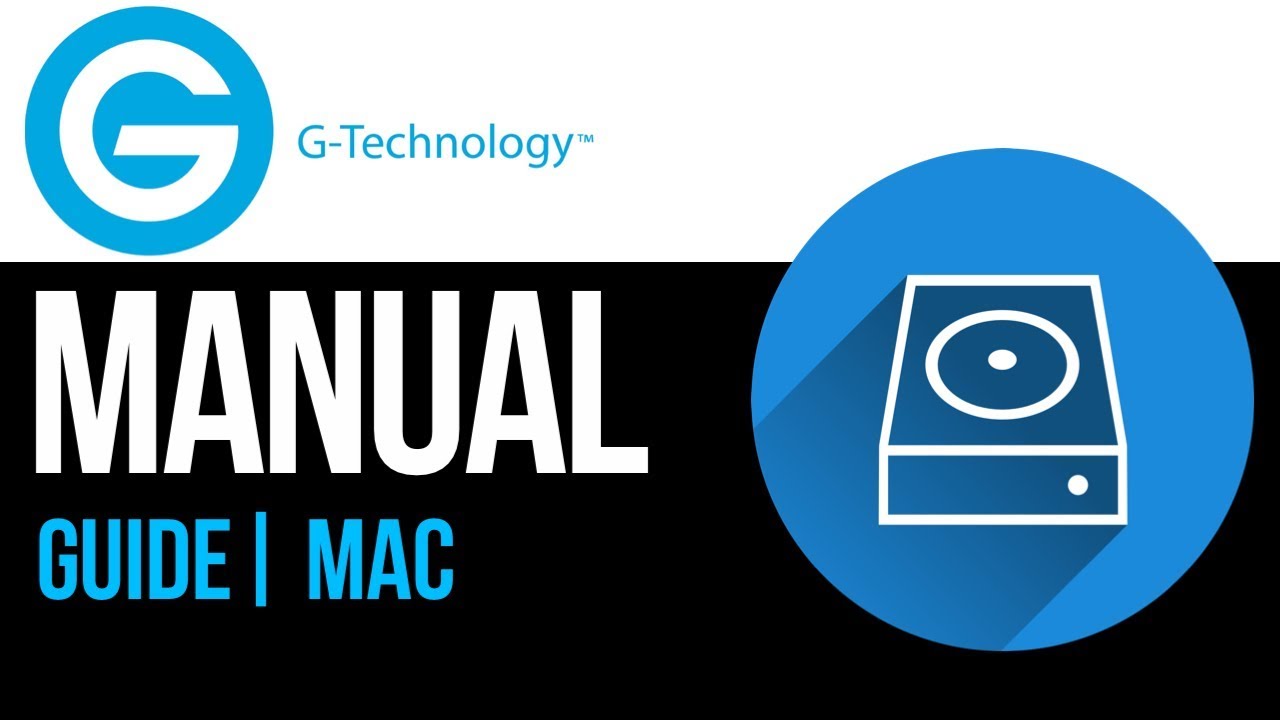 G-Technology external hard drive Set Up Guide for Mac 2019‬