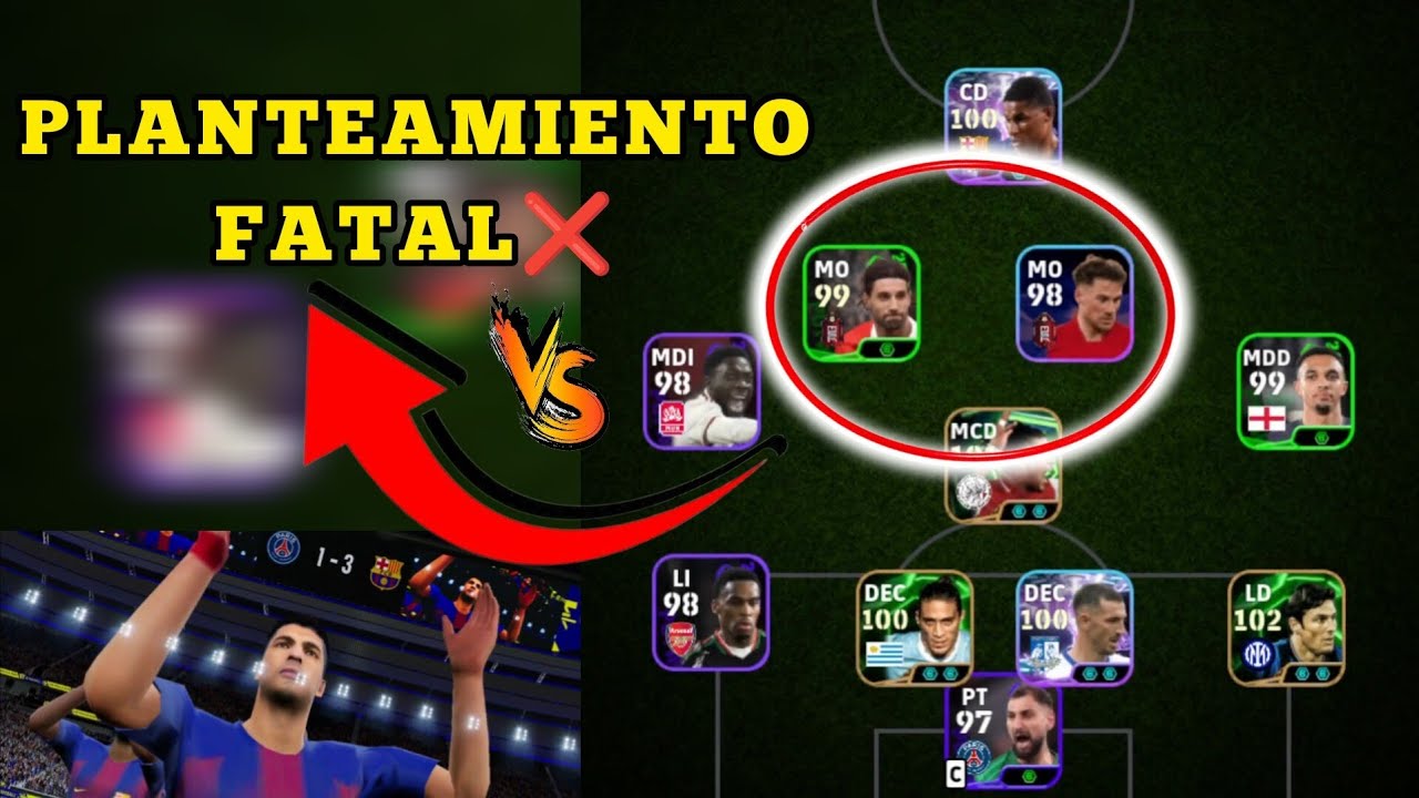ESTE RIVAL PLANTEÓ MAL SU EQUIPO… Y LO PAGÓ CARO DESDE EL INICIO 🔥 | eFootball Mobile