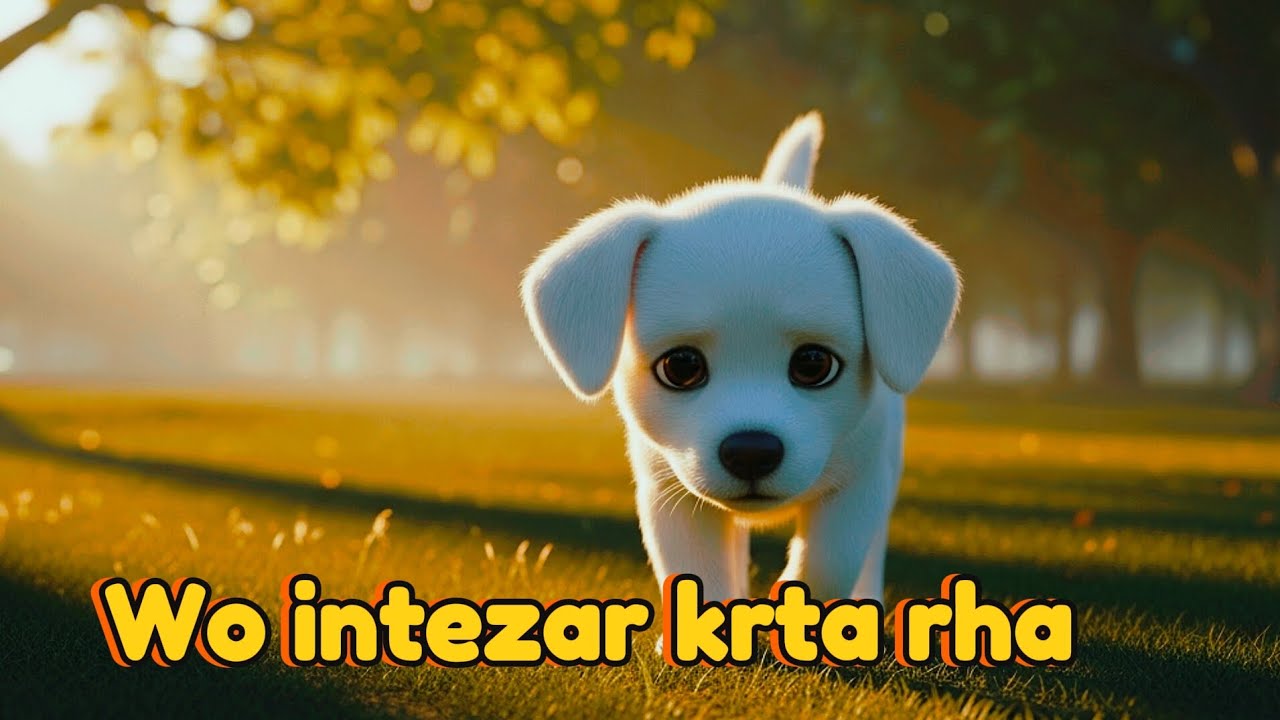 Woh Bench Jahan Puppy Roz Intezar Karta Raha | Emotional Puppy Story | EVEE ANIME.