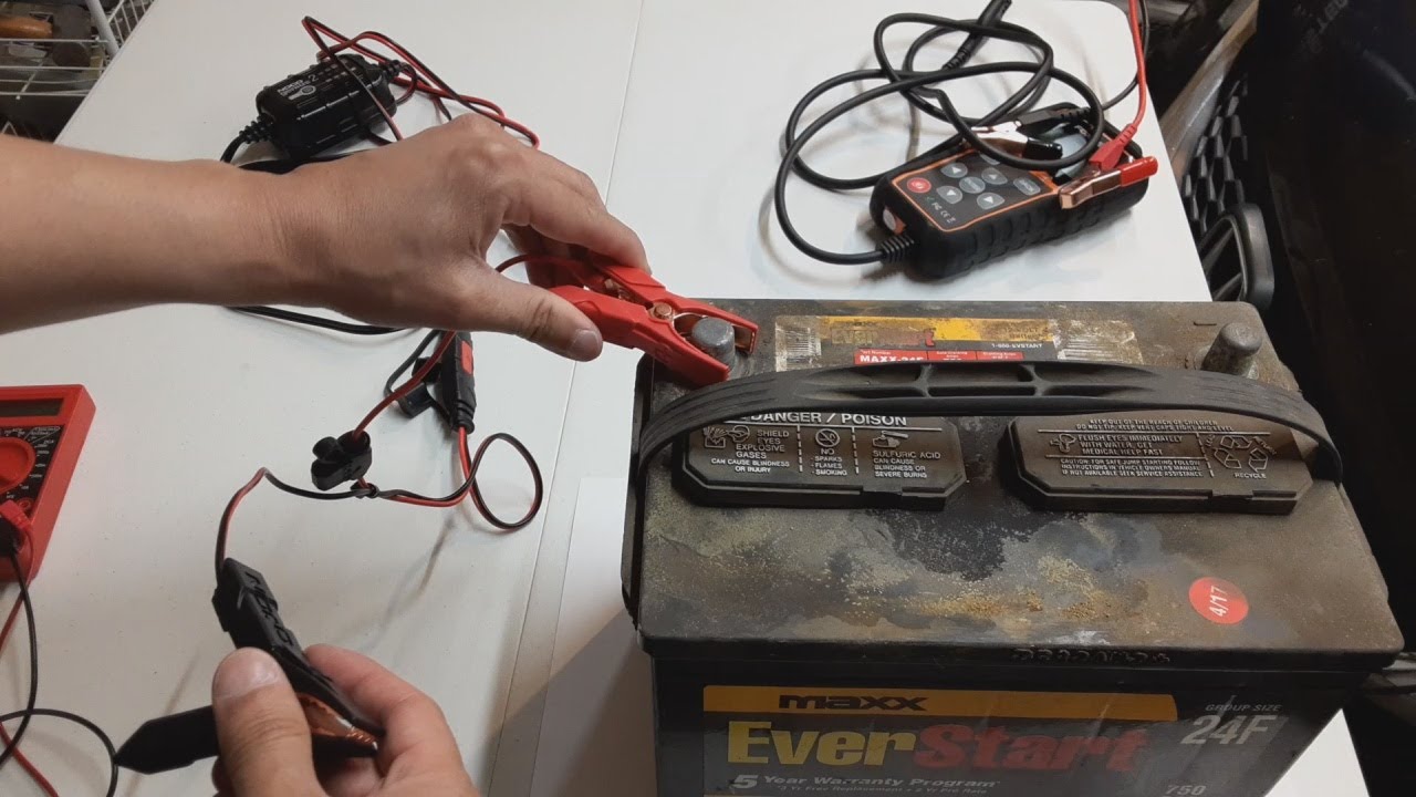 charging Battery with the NOCO Genius 2