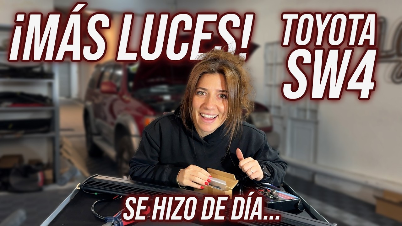 Barra LED y LUCES AMBAR para la TOYOTA SW4!!