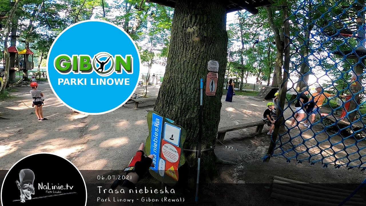 Park Linowy 133.9 - Gibon, Rewal - Trasa niebieska 06.07.2021