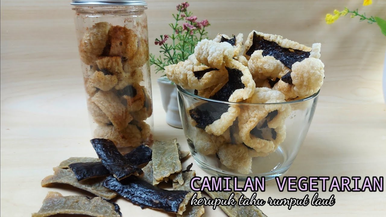 Kerupuk Tahu Rumput Laut - Camilan Vegetarian