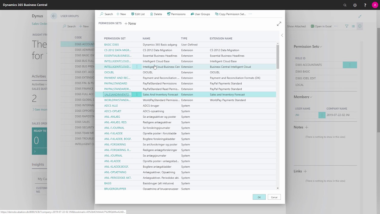 Adding Permission Sets to User Groups in Business Central - Microsoft Dynamics 365 Business Central