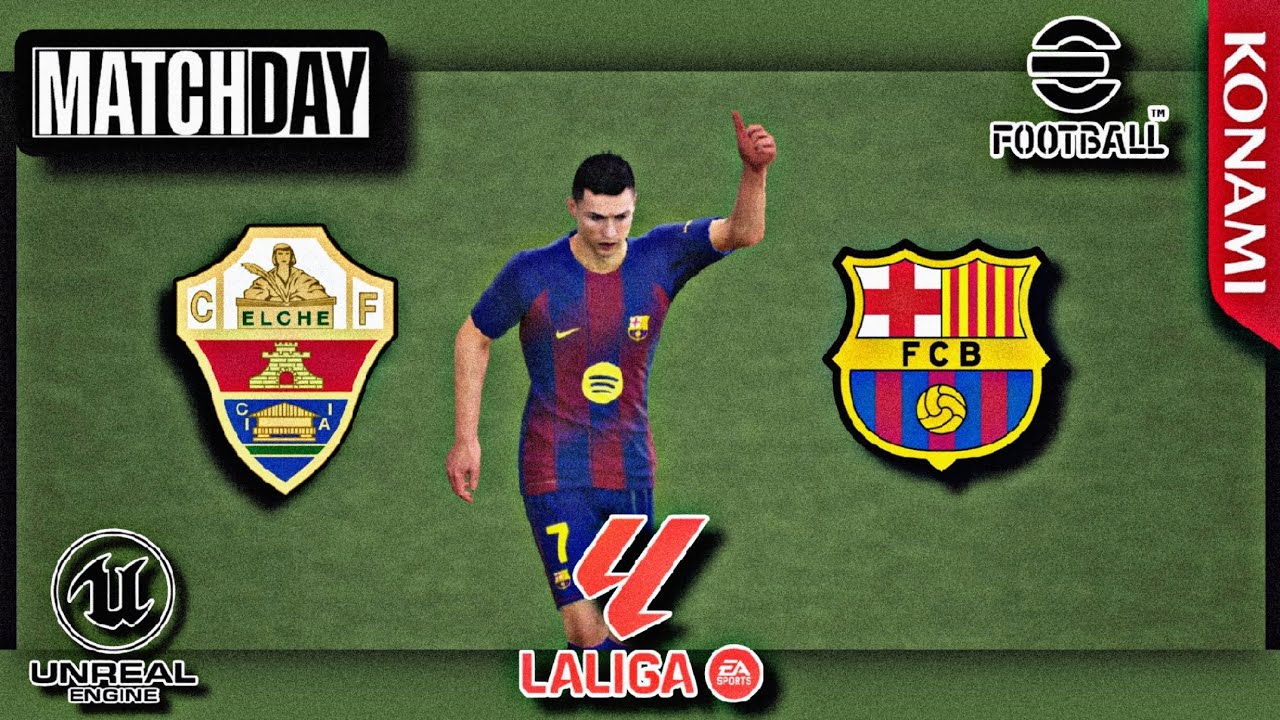 LALIGA | S1 | MD2 | Spanish Commentary | BARCA | 1080p | 60fps | Intense Match | Professional |