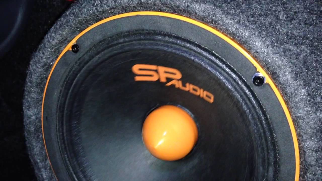 SP Audio SP8MM Midrange im Fiat Seicento