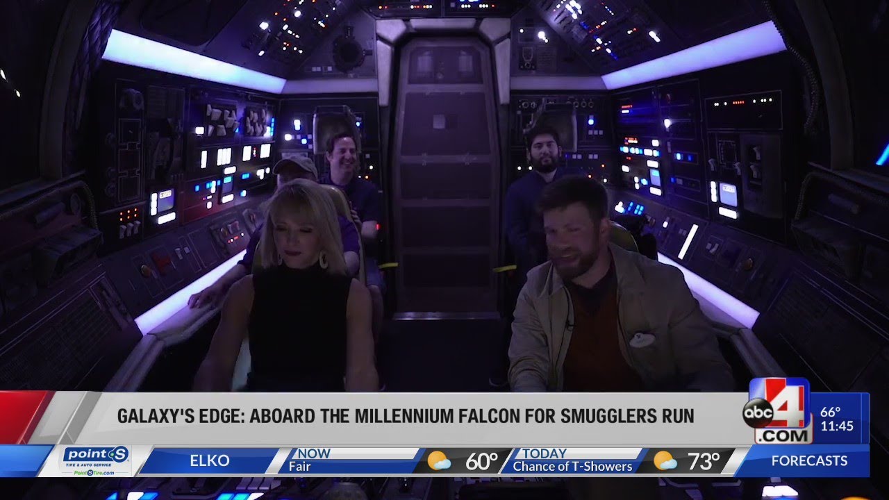 Inside the new Millennium Falcon ride at Star Wars: Galaxy's Edge!
