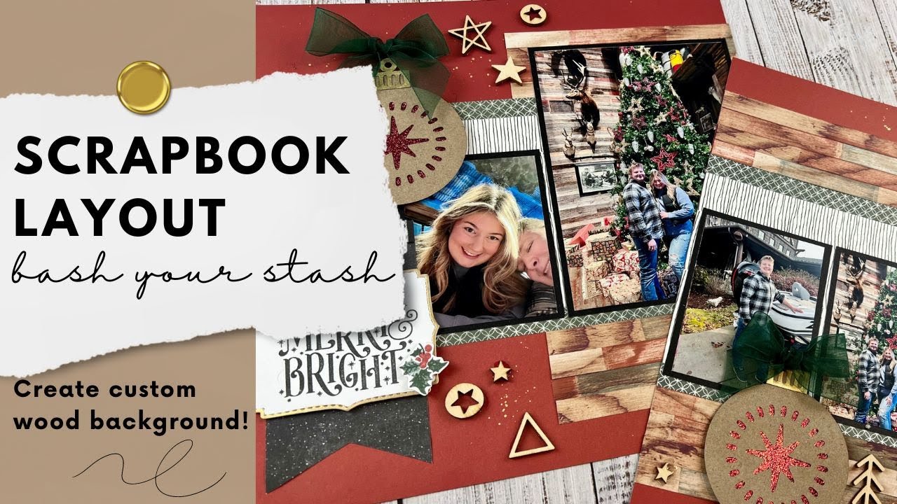 Embellishing Made Easy | Stash Bashing Layout Idea