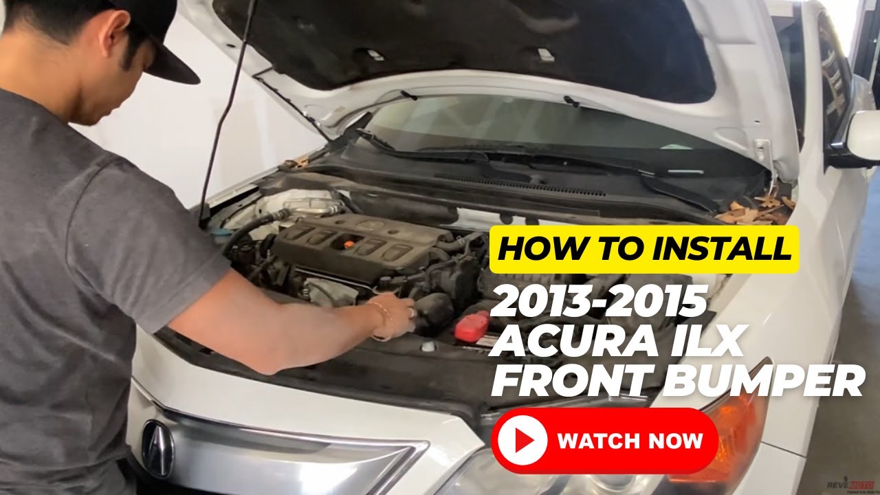 2013-2015 Acura ILX front bumper installation | ReveMoto