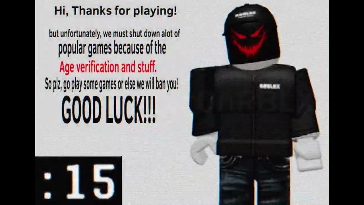 Roblox Shutting down games Be Like: #roblox #rblx