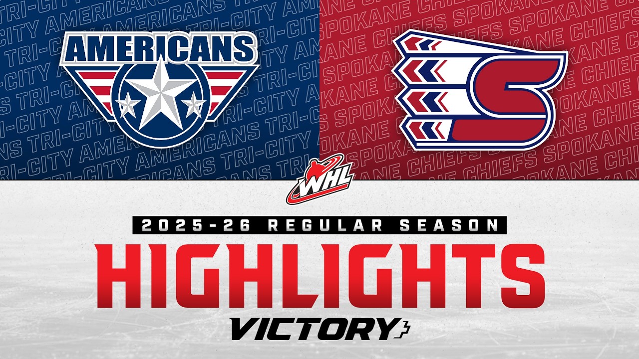 Tri-City Americans at Spokane Chiefs 03/21 | WHL Highlights 2025-26