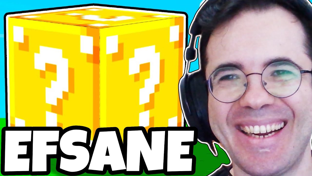 EN İYİ ŞANS BLOKLARI! SÜPER İTEMLER - HYPİXEL LUCKY BLOCK BEDWARS - Minecraft