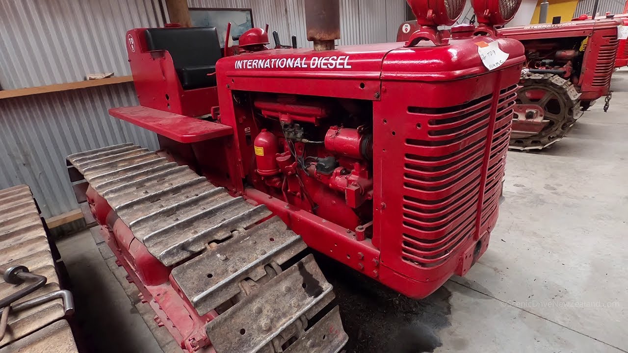 Vintage Agricultural Crawler Tractor Collection at the Fiordland Vintage Machinery Museum