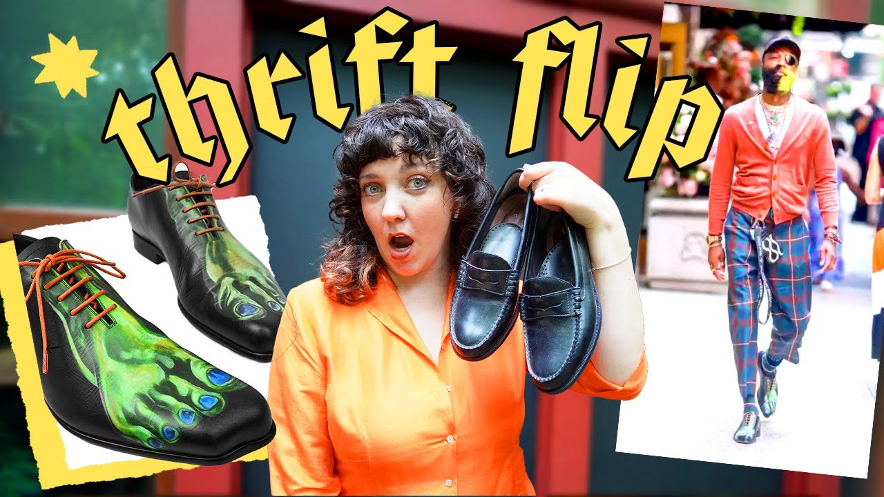 I thrift flipped $1,045 vivienne westwood zombie shoes (are we surprised?) 🎃🌟💚