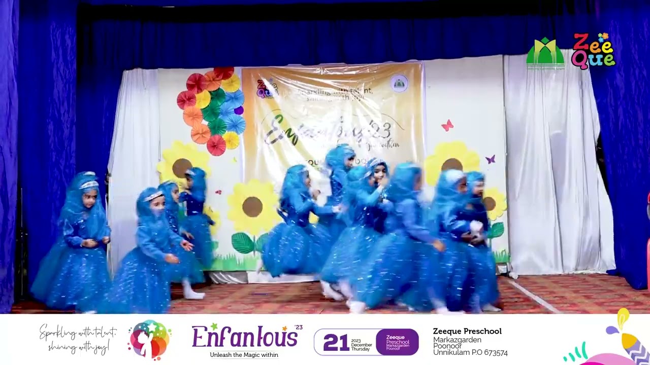 Nasheed Dance MZQ | Enfantous'23 | ZeeQue Fest | ZeeQue Preschool Markazgarden Poonoor