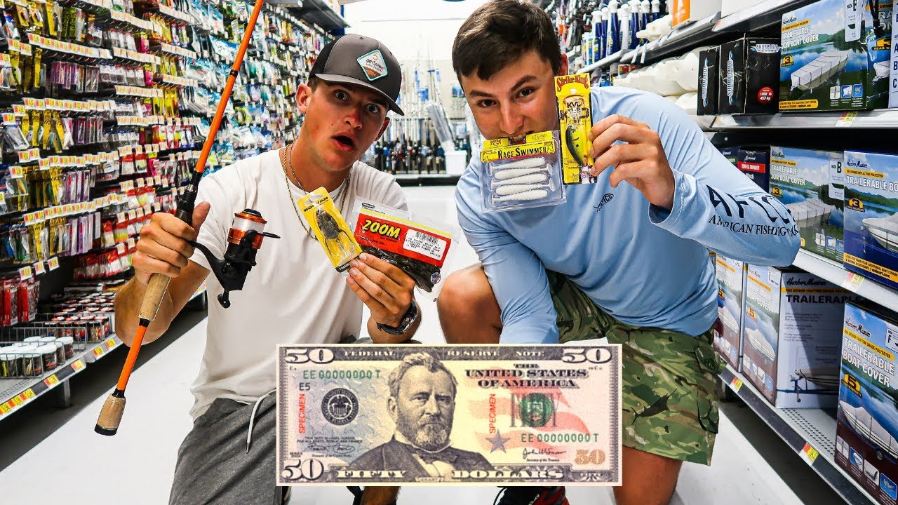 $50 Wal-Mart Fishing Challenge (Pick My Fishing Gear!)