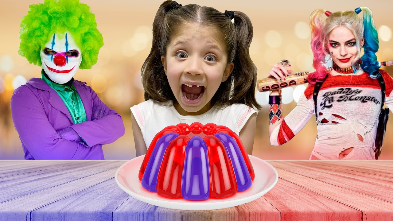 ★ FIZEMOS GELATINA DA ARLEQUINA ★