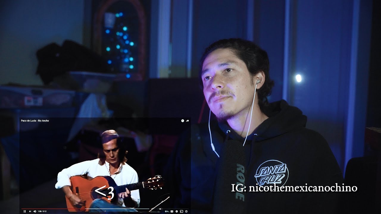 Paco de Lucia - Rio Ancho REACCION (Guitarrista de Espana)