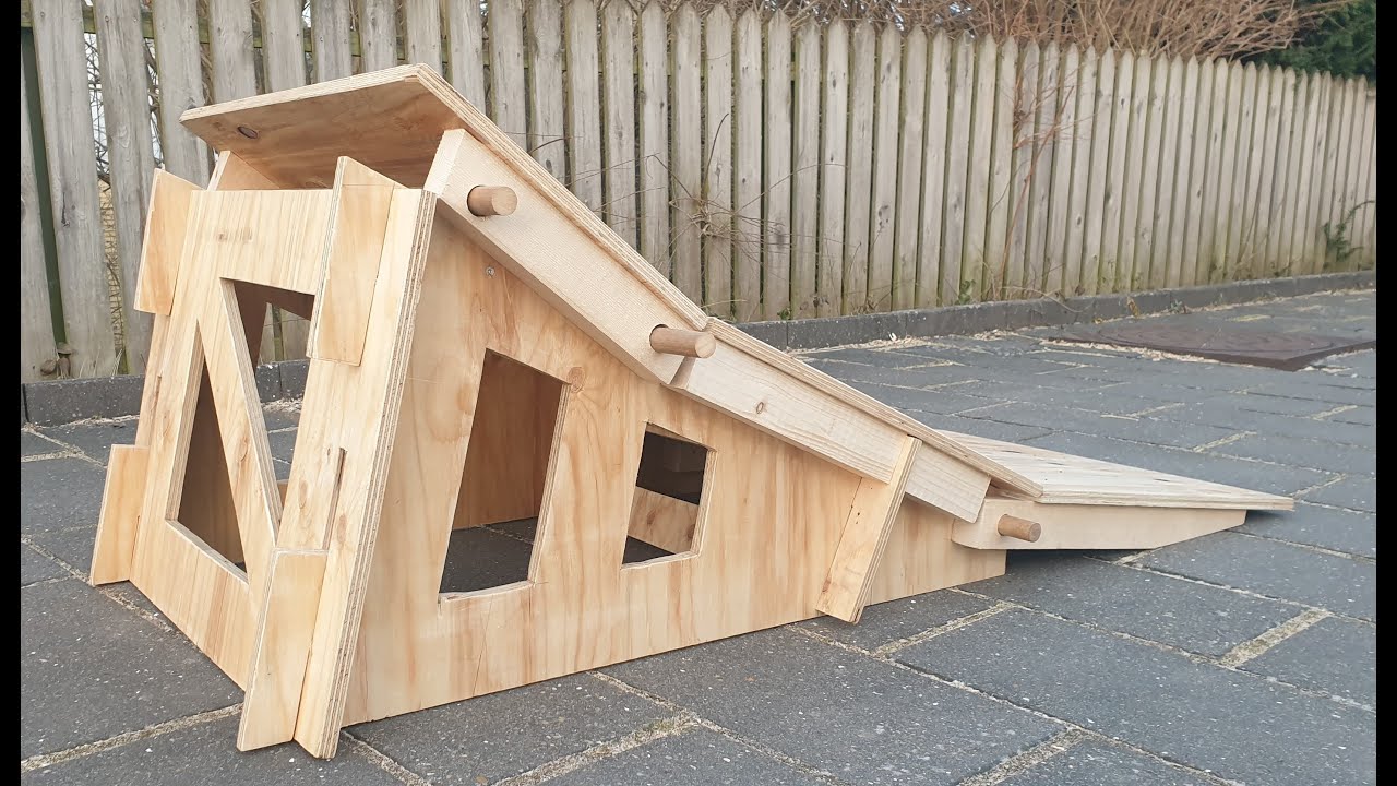 DIY portable, adjustable and easy to build MTB kicker ramp
