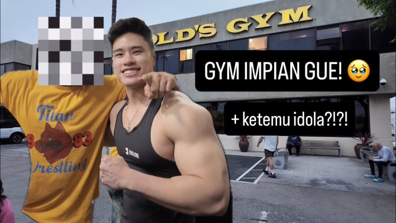 Akhirnya ngegym di Mecca of Bodybuilding! $50/day tapi worth it + ketemu idola 🥹