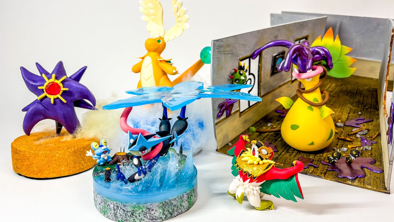 メガシンカの粘土フィギュア製作まとめ | Pokémon LEGENDS Z-A | 【ポケモン】