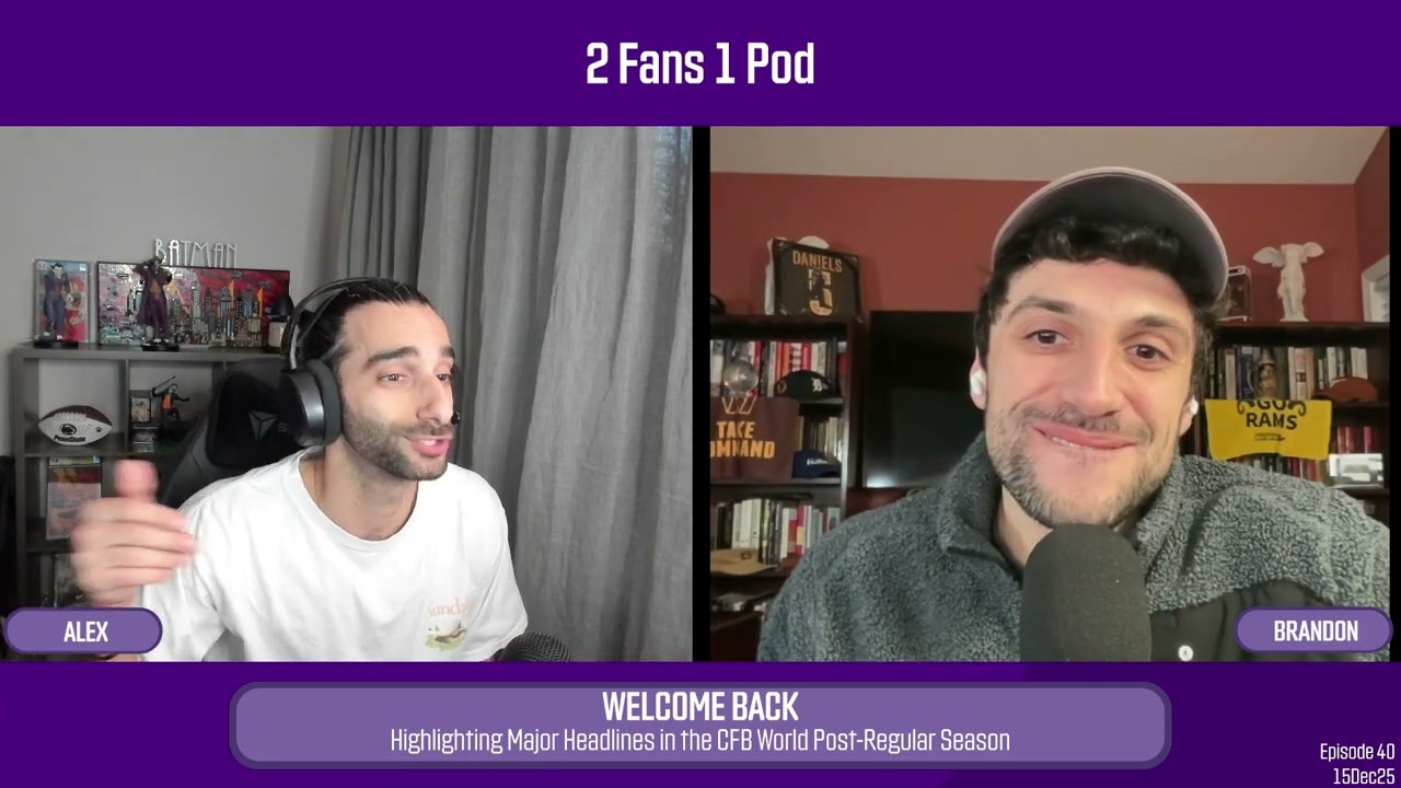2 Fans 1 Pod | Episode 40 | Sherrone Moore, Head Coaching Updates, Updates to CFB