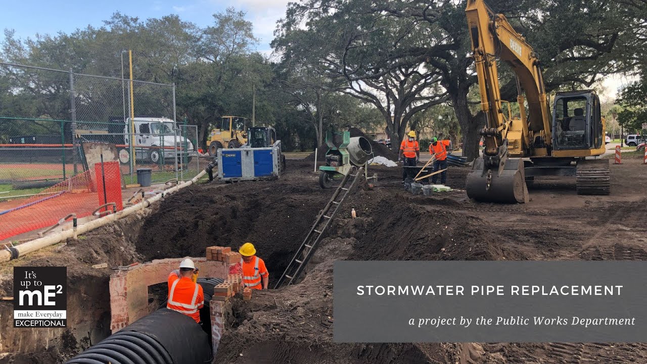 Stormwater Pipe Installation – a project by the Public Works Department