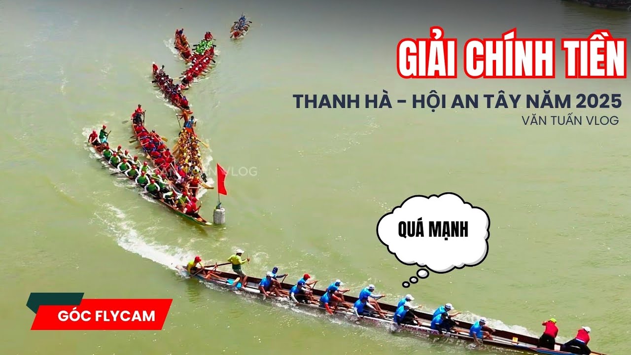 Đua Thuyền Làng Gốm Thanh Hà năm 2025  - Giải chính Tiền | Văn Tuấn Vlog