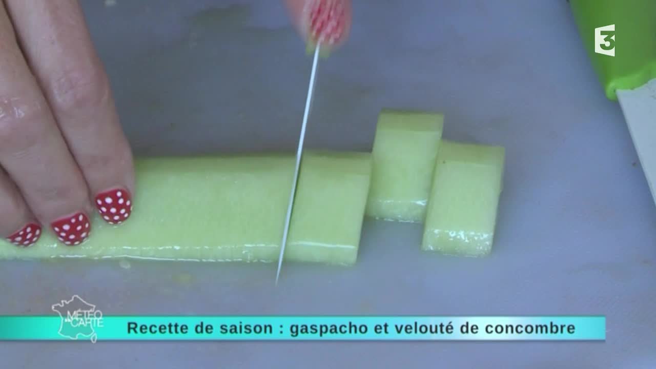 17/06/2014 - Gaspacho et velouté de concombre