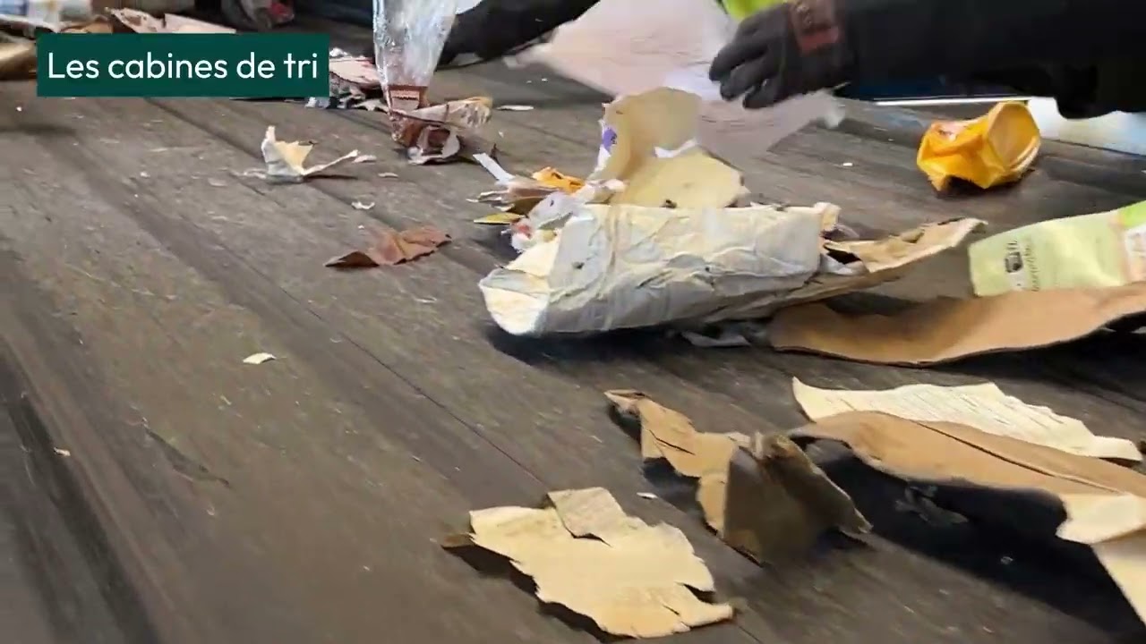 Le centre de tri des déchets de Chambéry - Savoie déchets