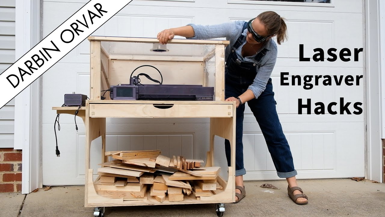 Building a Laser Engraver Table with Smoke Extraction (How To Upgrade a Basic Laser Engraver)