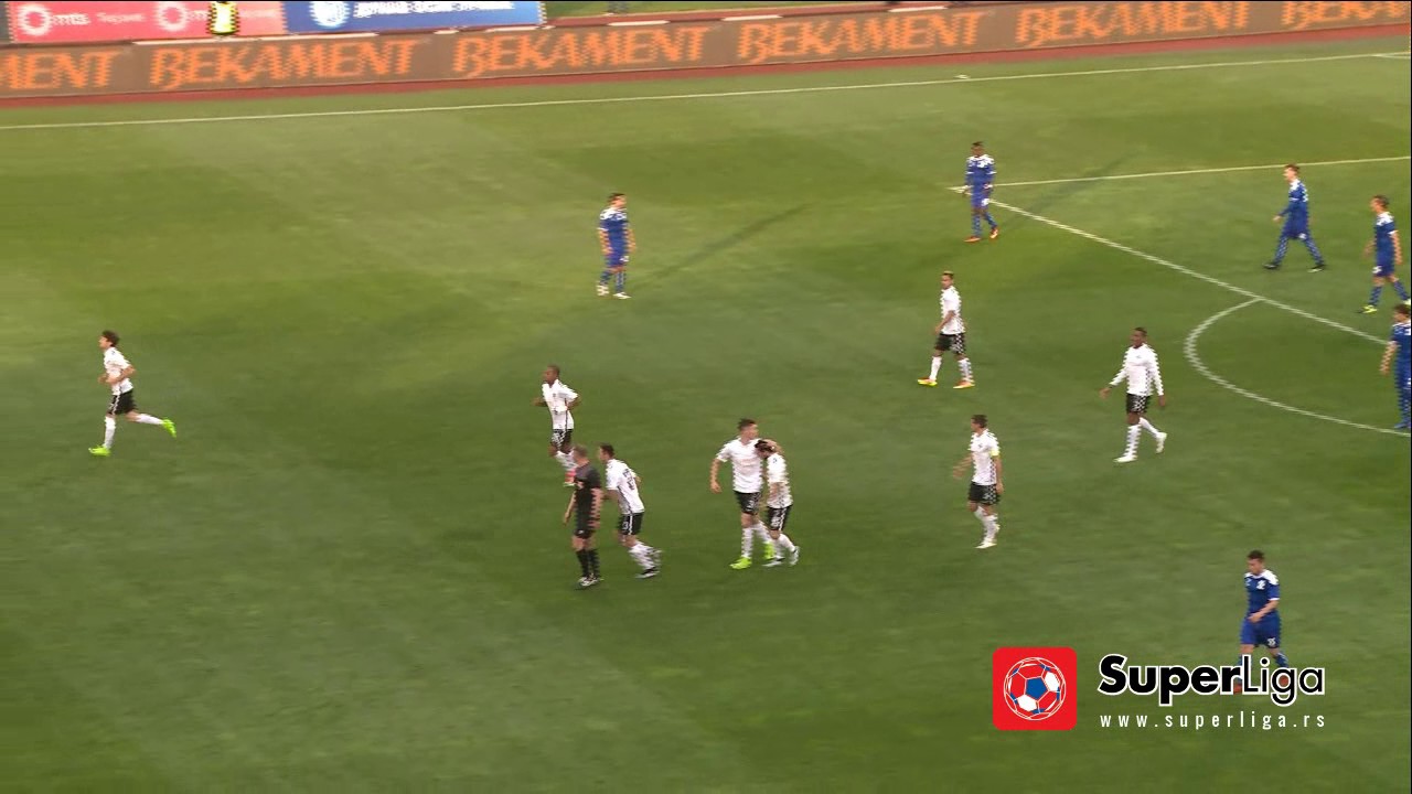 Super liga 2016/17: 29.Kolo: PARTIZAN – RADNIK 2:1 (0:1)