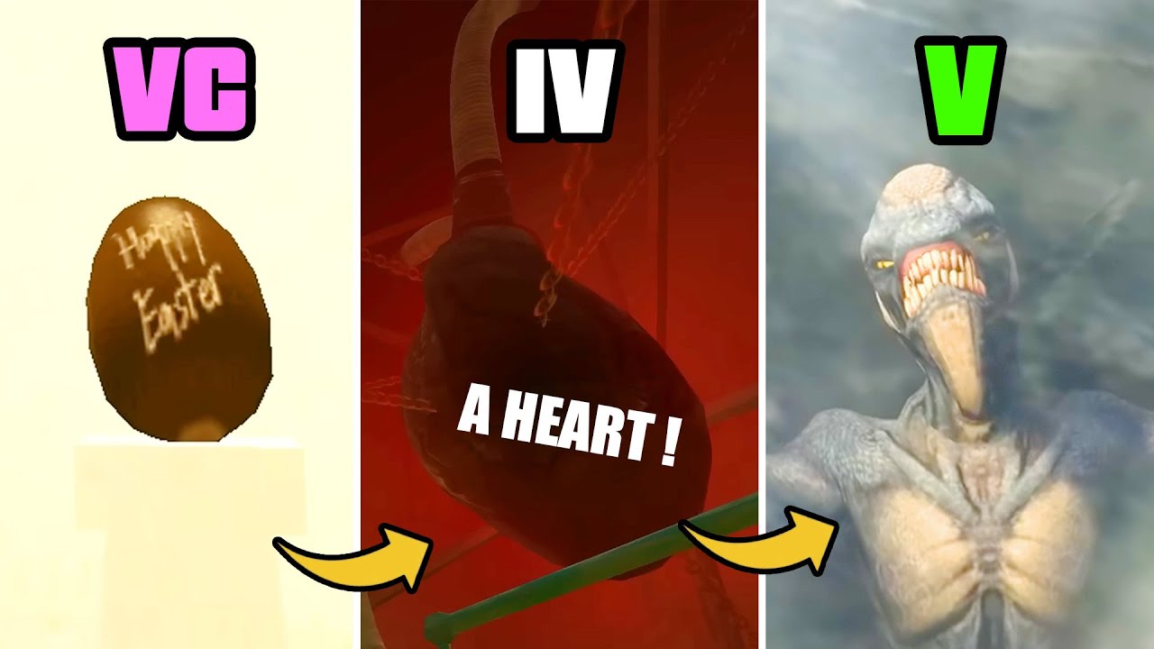 EASTER EGGS and SECRETS 1 In GTA Games (Evolution)