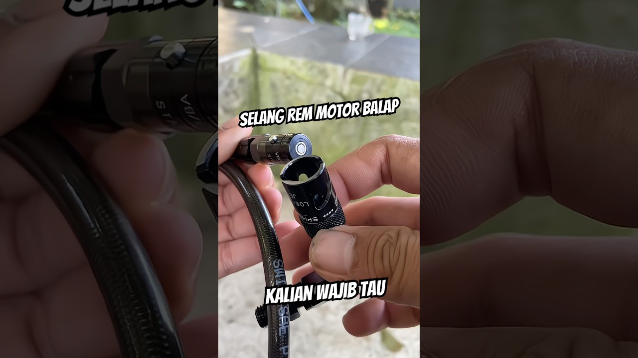 Upgrade Pengereman! Selang Rem Staubli Thailand Asli, Worth It Gak⁉️ #selangrem #modifikasimotor
