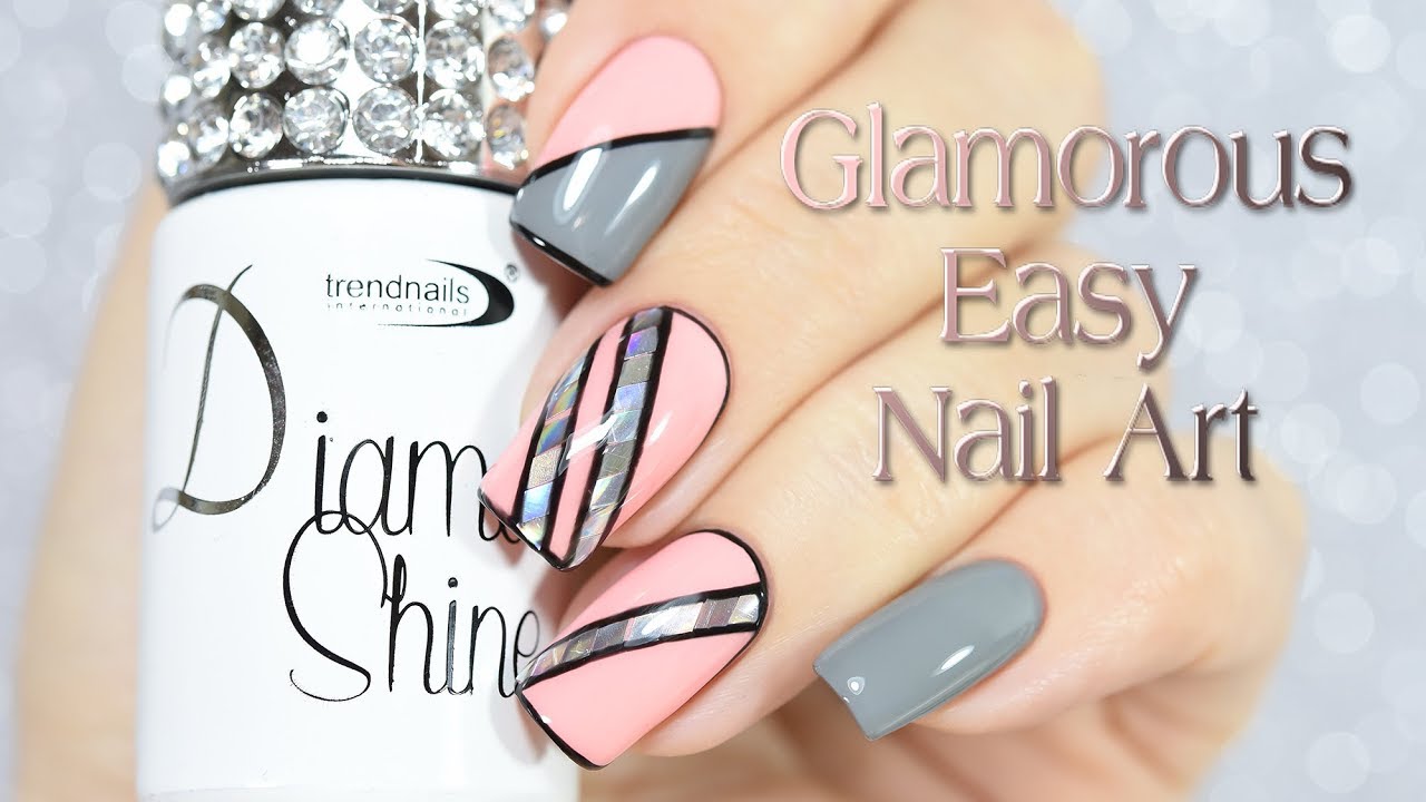 Glamorous Easy Nail Art