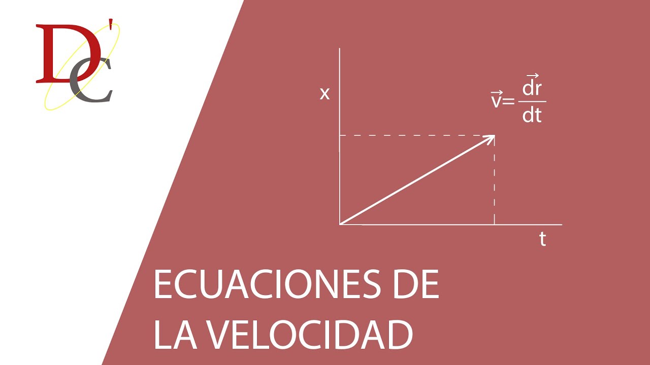 ECUACIONES DE LA VELOCIDAD - El Movimiento - 1º Bachillerato