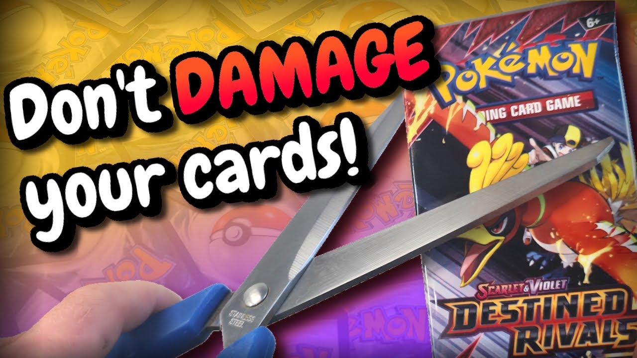 How to Open Packs without RUINING your Cards