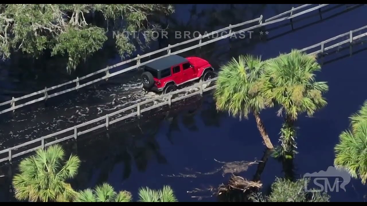 10-01-2022 Venice, Florida - Flooding and water rescues