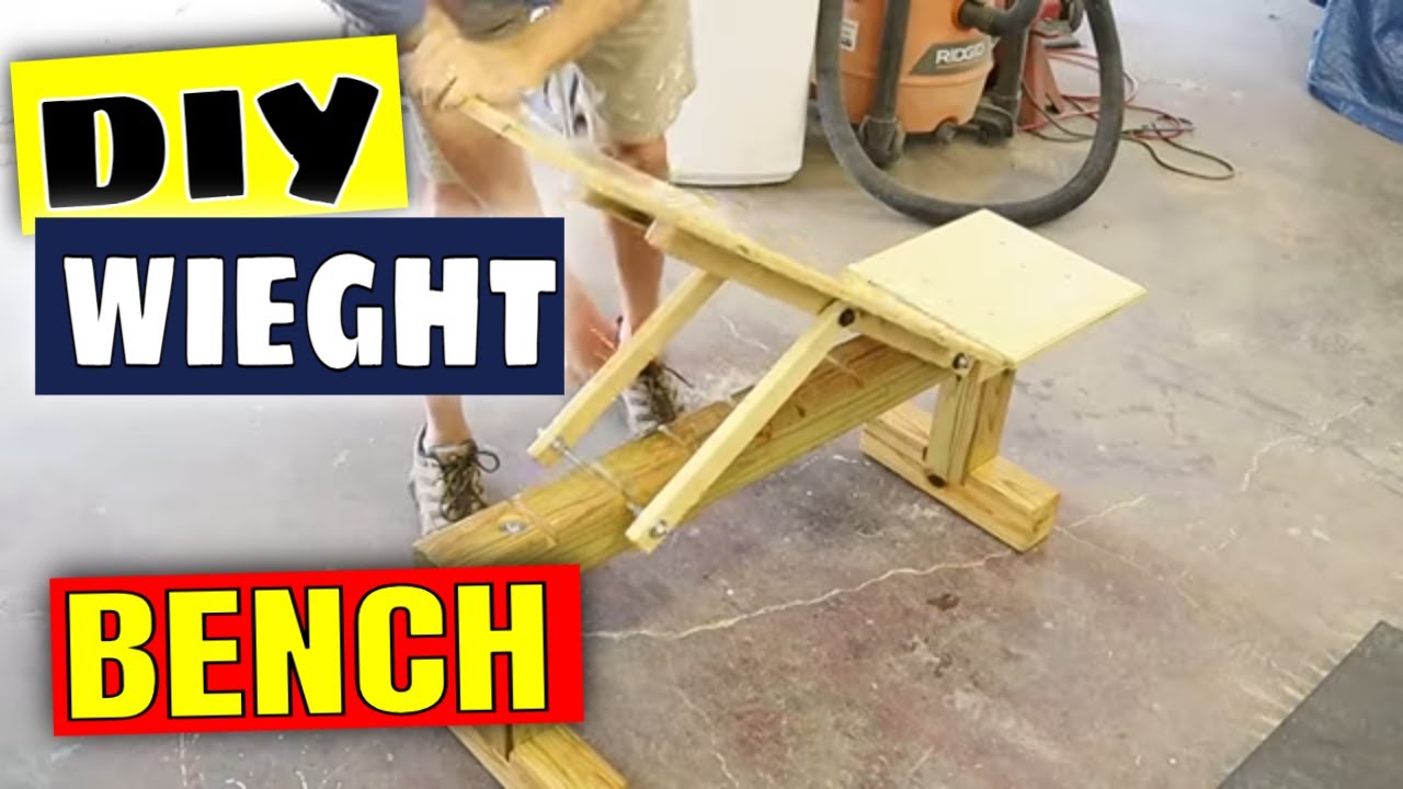 DIY Adjustable Weight Bench Press | Build Your Own Incline Gym Bench at Home #mg101gym #dgwproject