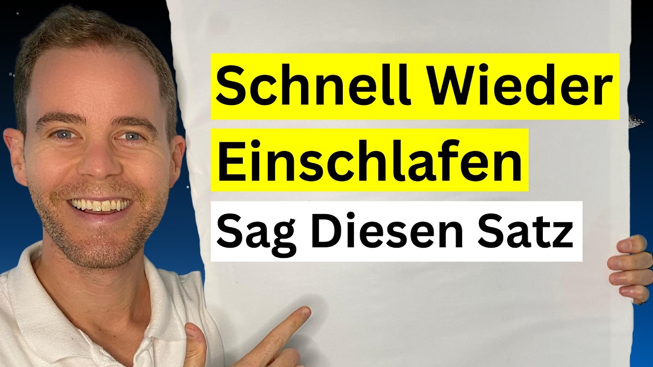 Nachts Nicht Schlafen Können? Nutze Diesen Starken Satz Zum Wieder Einschlafen