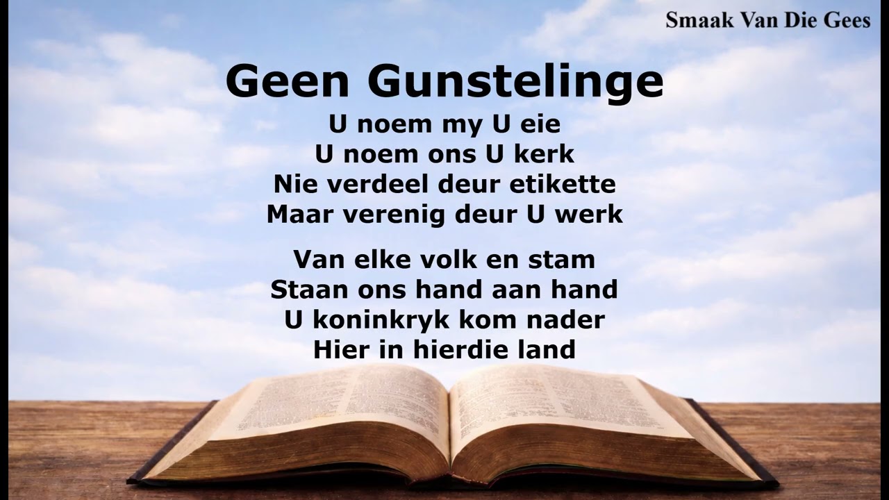062 Geen Gunstelinge