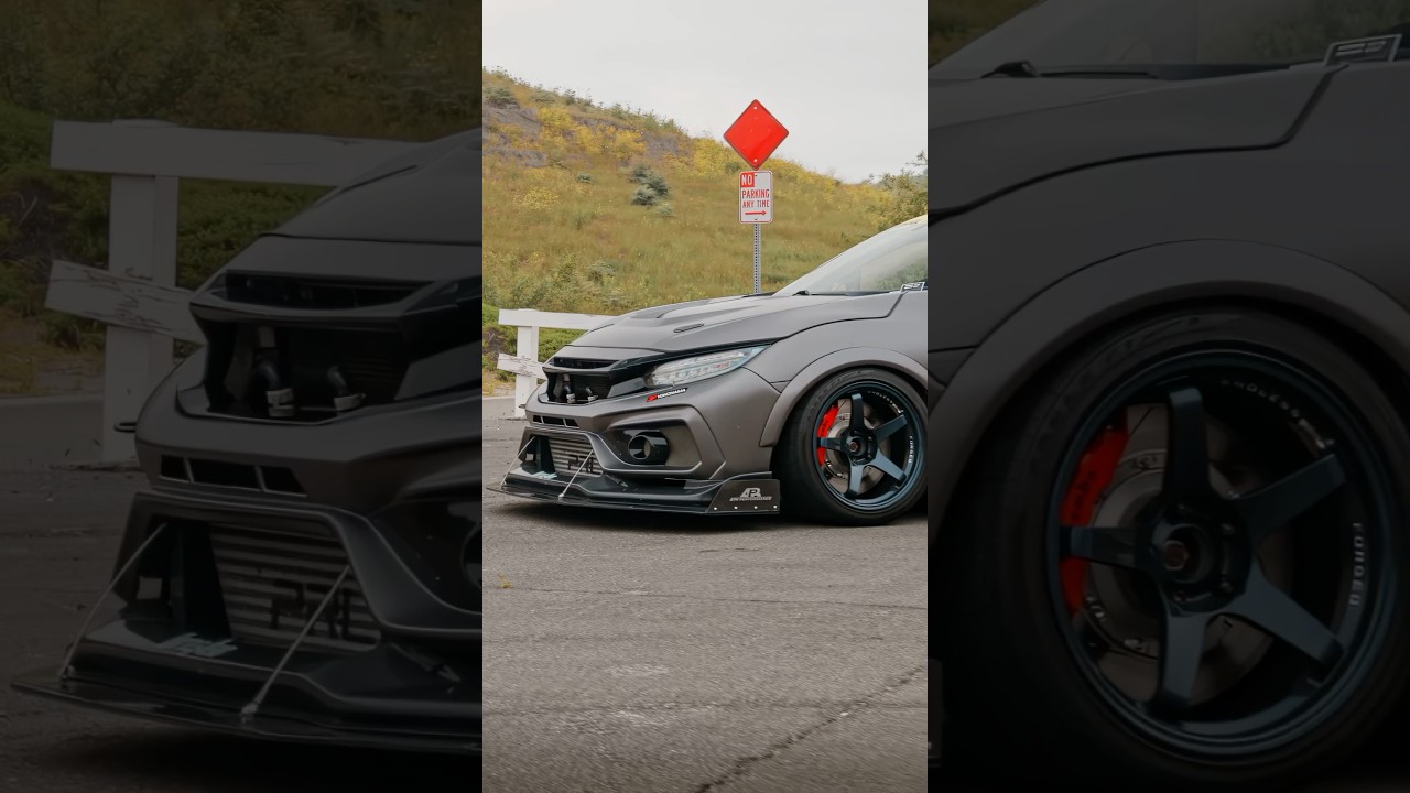 JQ Werks Madtrace™️ FK8 Civic Type R Racing steering wheel system 